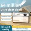 4K Sliding Digital Camera Portable CCD Style Card Camera Photo Video Recorder Student Pocket Digital Cam