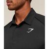 Gymshark Vital Polo Schwarz Silhouette Grau A2c8z Bbmw