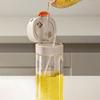 Oil Spray Bottle Dispenser, 2-in-1 Glass Material Kitchen Cooking Oil Sprayer, Refillable Cooking Spray Bottle with Tipper, Food Grade Spray