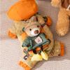 Autumn and winter dog clothes, thickened warm, quilted cotton pockets, traction cat pets, bear four-legged cotton-padded clothes, dog clothes.