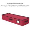 Foldable Compartment Organizers Box Waterproof Oxfords Cloth for Christmas Light Storage