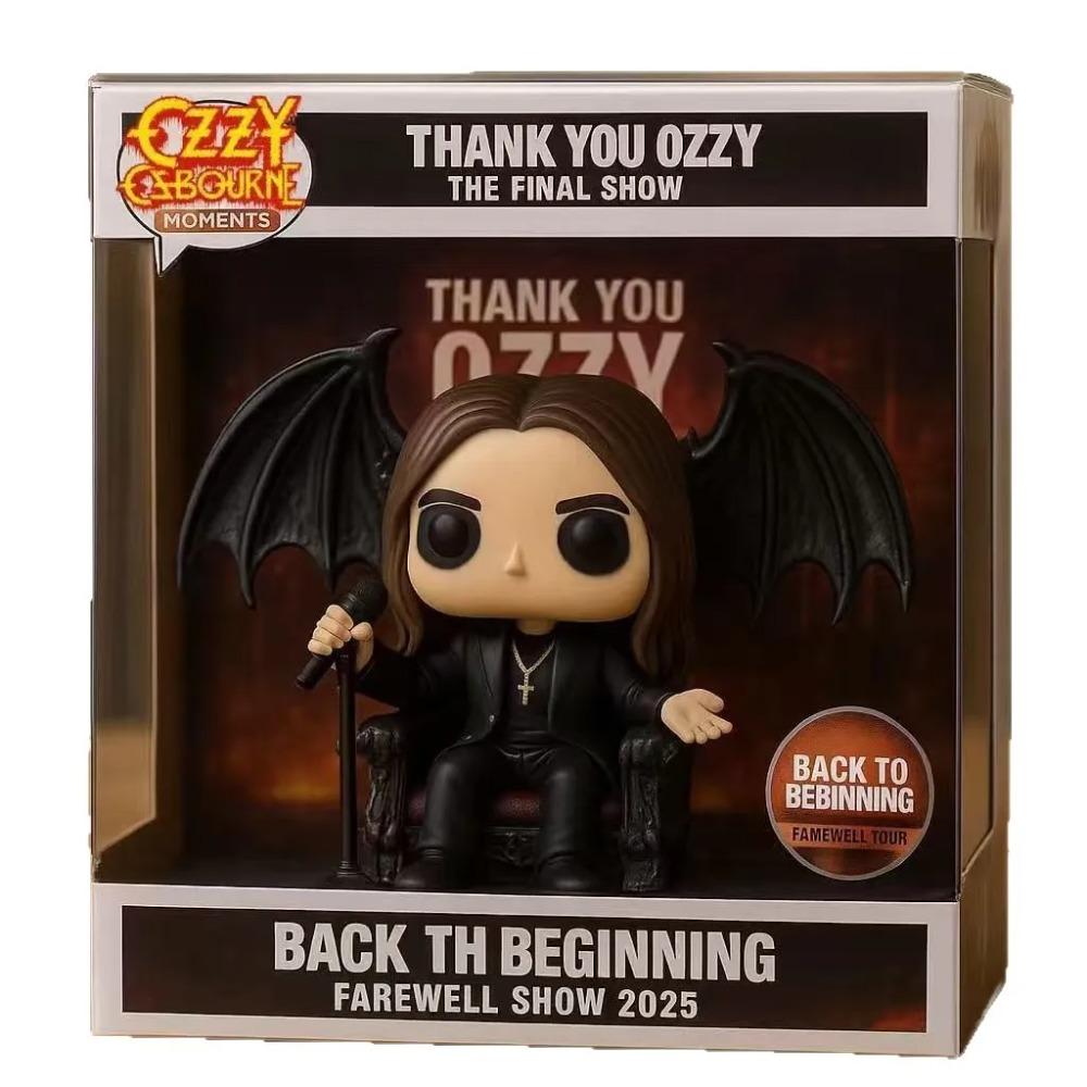 2025 per Figura di Ozzy Osbourne Grazie Ozzy L'Ultimo Spettacolo Ritorno all'Inizio Spettacolo di Addio 2025 Statuetta Decorazioni da Scrivania