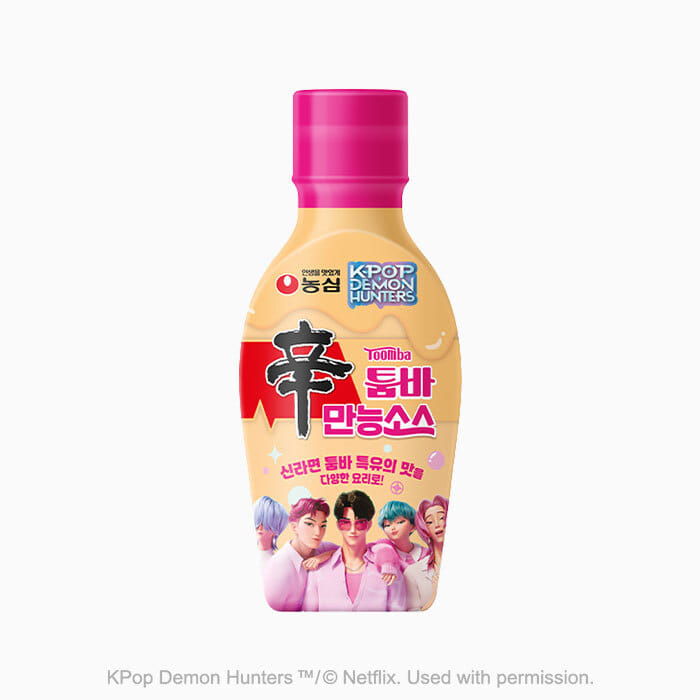 Nongshim Shin Ramyun Cup 65г × 5 + Соус ShinTumba 285г × 1 – Коллаборация с K-Pop Demon Hunters (Случайный дизайн)