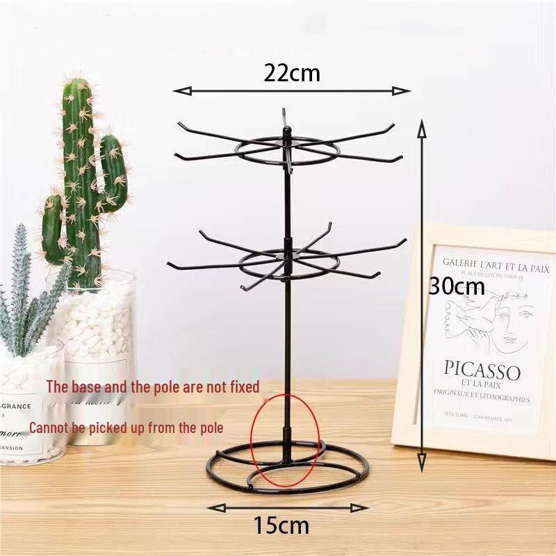 Rotating Multi-Layer Desktop Organizer for Jewelry and Accessories