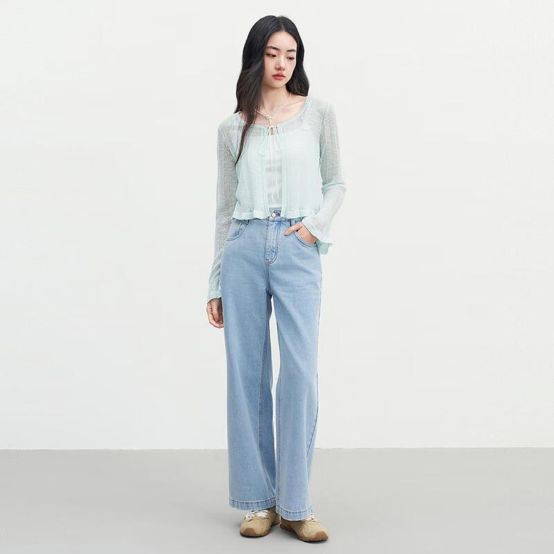 Le Tini Hollow-out Jacquard Knit Cardigan