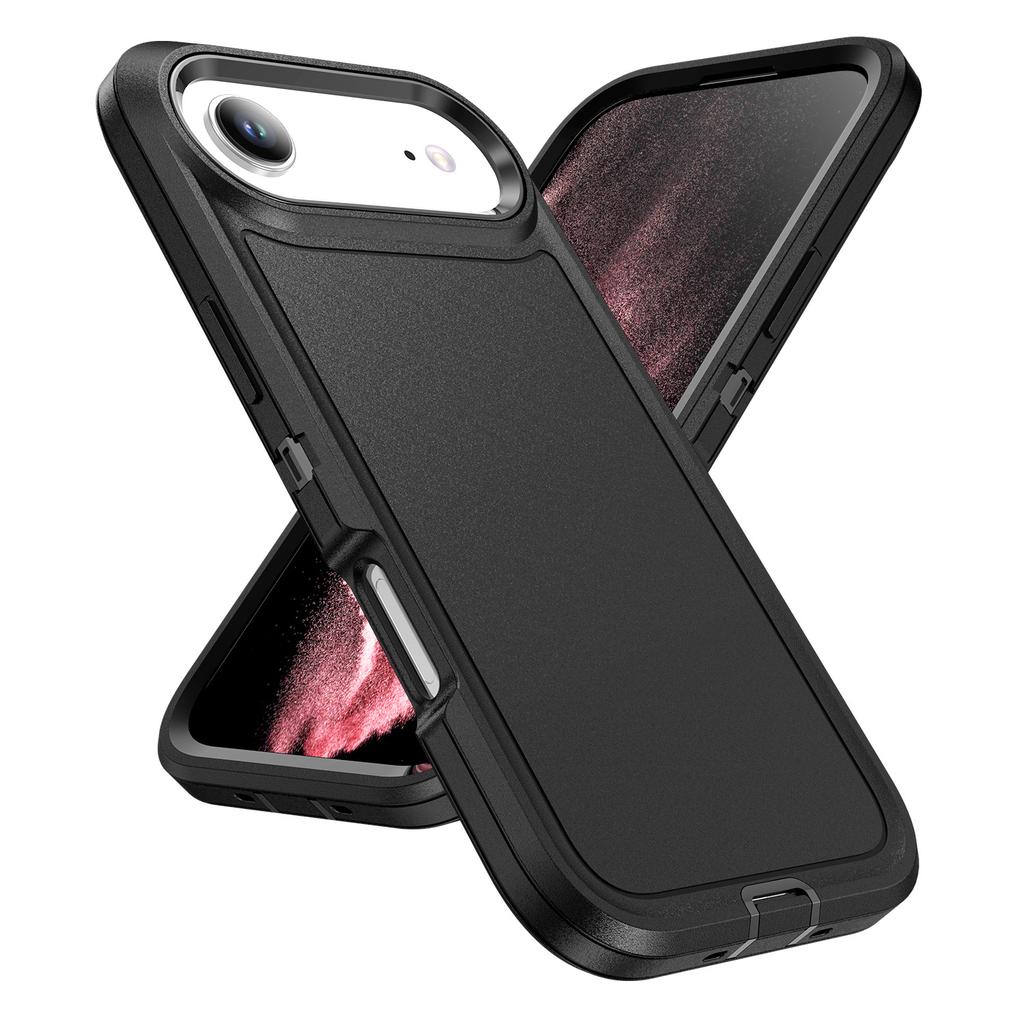 For iPhone 17 Air Case PC+Silicone+EVA 3 in 1 Shockproof Phone Cover