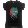 Jimi Hendrix Ladies T-Shirt: Galaxy (Medium)
