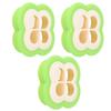 3Set Sandwich Cutter 4 Leaf Shaped Bread Mold Sushi Making Tool for Home Kitchen