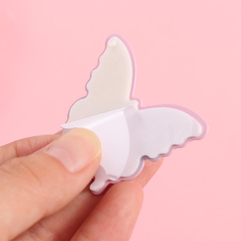 Self Adhesive Butterfly Wall Hooks Wall Mounted Key Holder Butterfly Storage Hanger  Kitchen