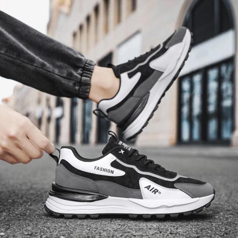 Mode Herren Freizeitsneaker Leichte Wanderschuhe Mode Outdoor Weiche Herren Freizeitschuhe Atmungsaktive Herrenschuhe Sneaker