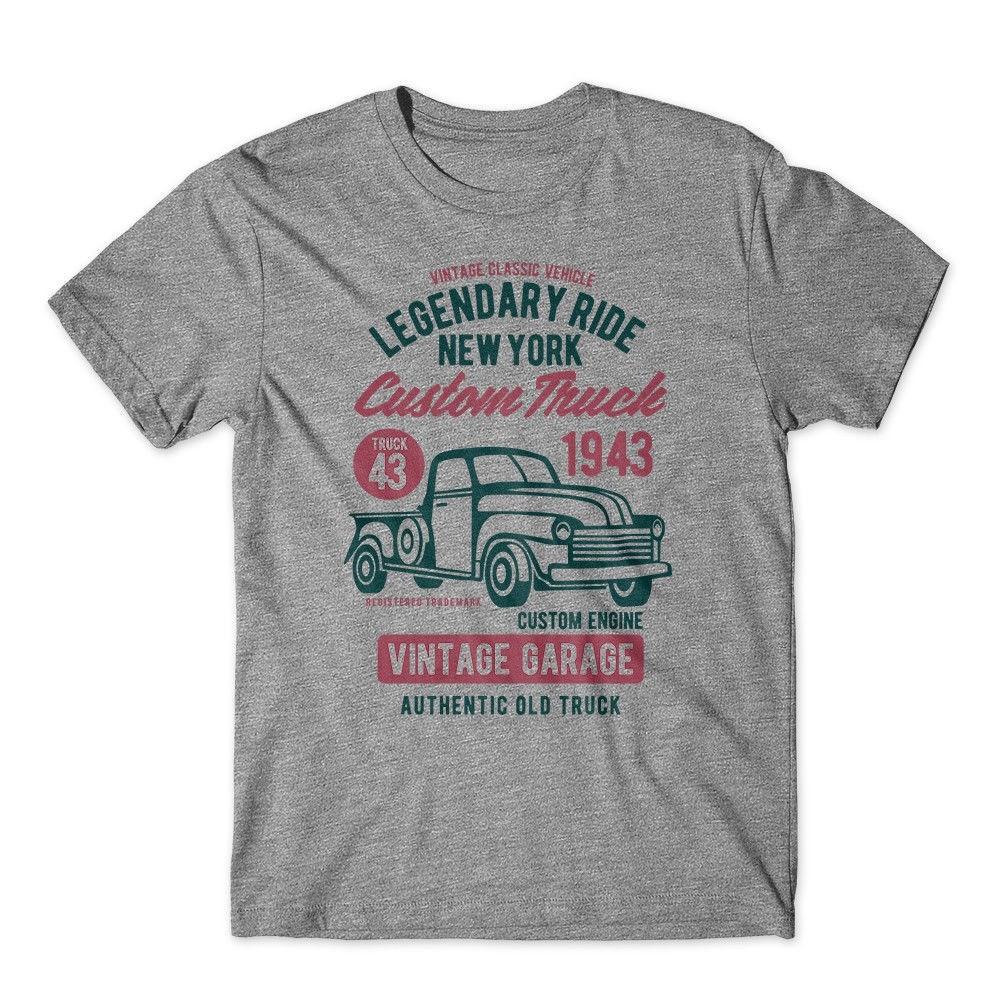 Legendary Ride Custom Truck Tshirt 100% Cotton Premium Tee New