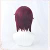 Rosaria Genshin Impact Cosplay Wigs Cosplay Women Short 55cm Rose Red Wig Cosplay Anime Cosplay Wigs Heat Resistant Synthetic