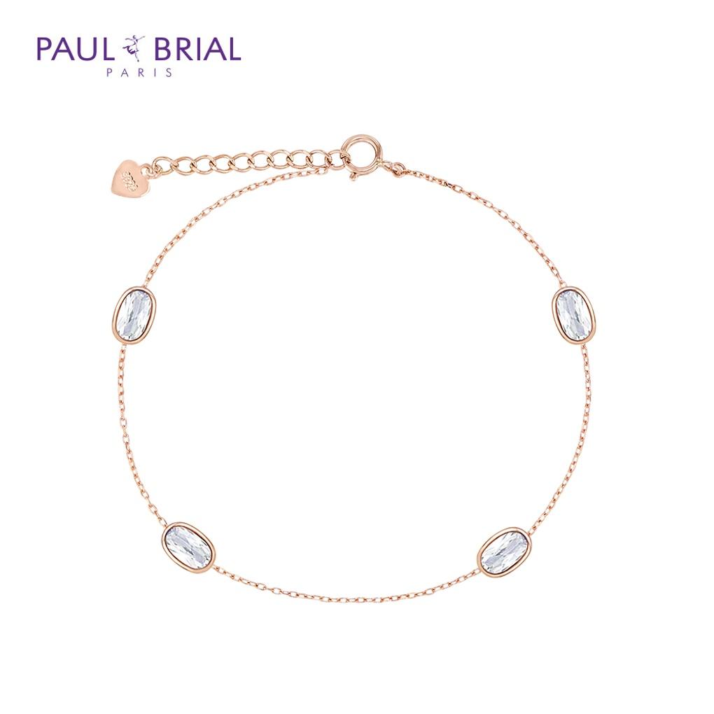 

PAULBRIAL [SILVER] PYSB0131 (PG) Oval Drop Bracelet