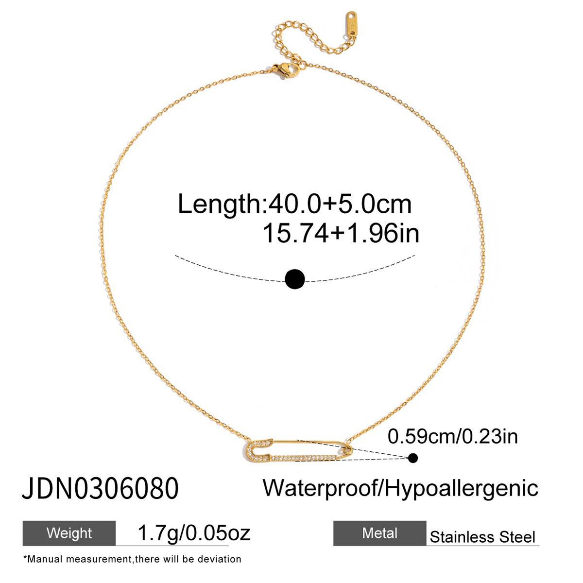 Дизайн 18-каратное золото пояс бриллиант скрепка ожерелье универсальный аксессуар