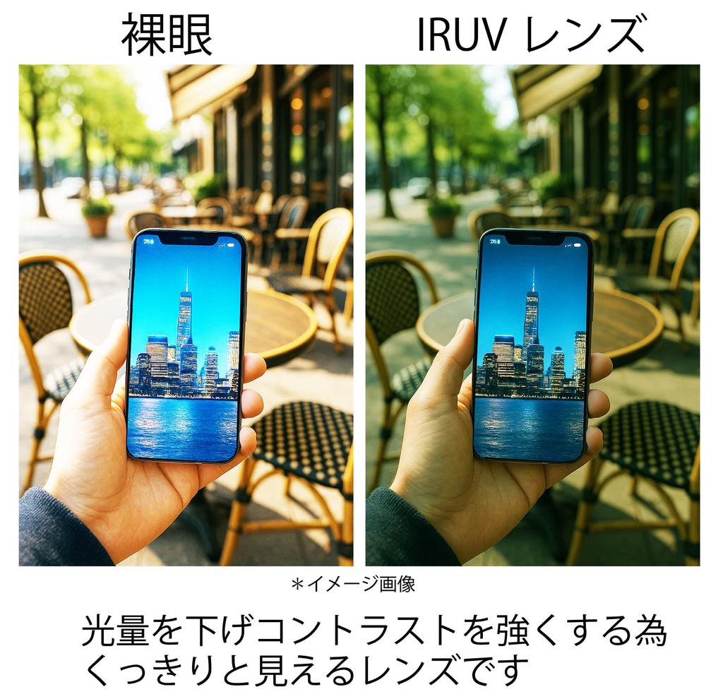 Face Trick Glasses and Blue Light Blocking Sunglasses from Sabae Brown with IRUV Light Blue UV, Near-Infrared, Manufacturer, Demi/Gold Lenses,