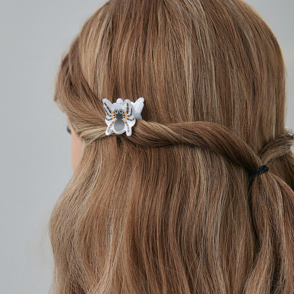 Creative Halloween Bat Pumpkin Spider Small Scratch Clip, Funny Personality Ghost Black Cat Bangs Clip