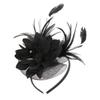Fancy Dress Feather Fascinator Flower Veil Hat Hairband Party Costume