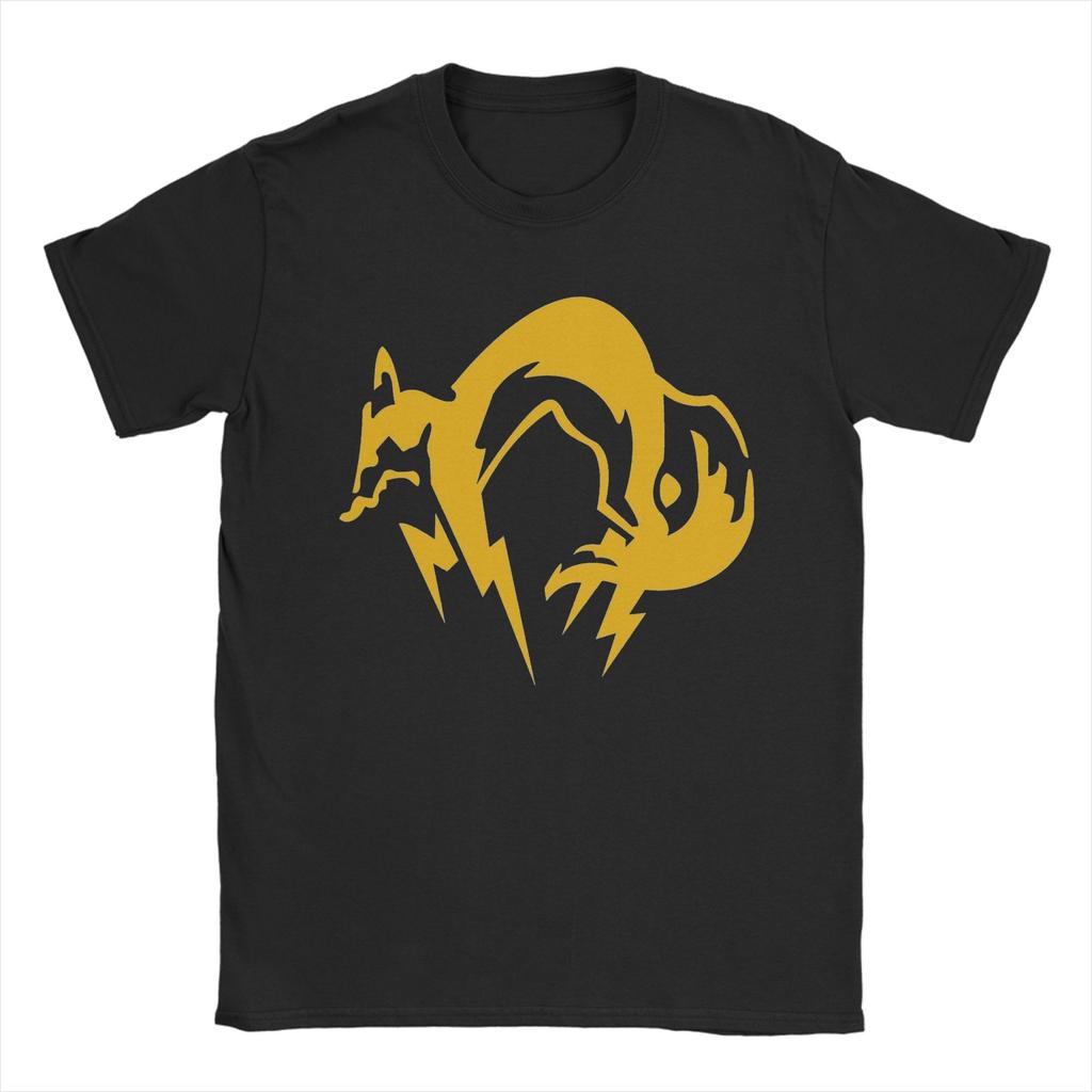 Metal Gear Solid FOX Logo Game T Shirt Beach Fashion T Shirts Couple Cotton O Neck 4XL 5XL 6XL Tees Short Sleeve Vintage Tshirt