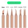 900 Pure Copper Inner Heated Soldering Iron Tip for 936 Station with 907 Handle & Auto Solder Feeder for Non-Magnetic Welding