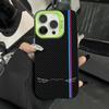 Cool Car Lights Carbon Fiber Pattern Phone Case Is Suitable for iPhone17 16 15 14 13 12 11ProMax Shockproof and Anti-fingerprint