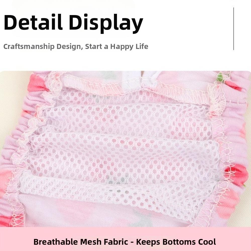 Washable Pet Physiological Pants Adjustable Dog Menstrual Panties  Abdominal Wounds