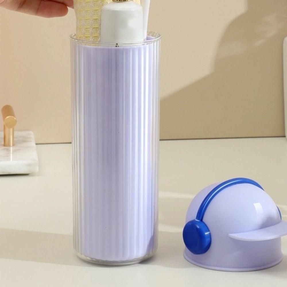 3 in 1 Toothbrush Cup Leak-Proof Dental Appliance Storage Box Portable Toileting Cup  Travel