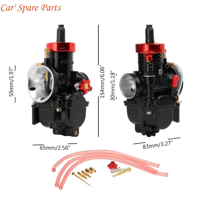 Y4UA Universal PE30/PWK34 Carburetor for Scooter Mini Dirt Bike Motocross Motorcycles Improve Engine Efficiency Power Output