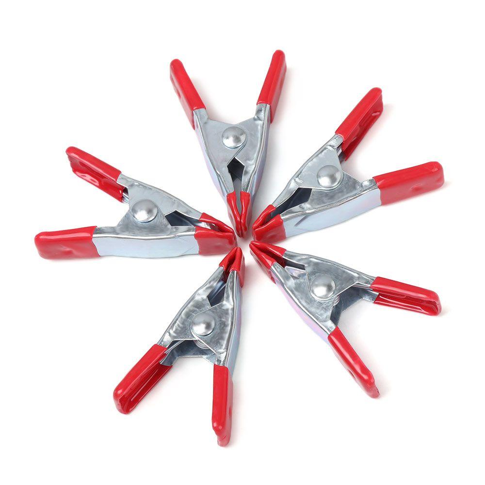 1pc Fixed Home Powerful Nylon Tools Hand Tools A-shaped Clip Metal Spring Clamps Woodworking Grip