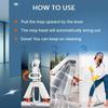 1 Pc PVA Sponge Mop for Floor Cleaning Self Twisting Mop for Bathroom and Kitchen Tile Floors Floor Mop with Sponge Mop Cleaner