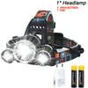 Ultra Bright LED Portable Headlight Rechargeable 18650 Battery Fishing Hunting Head Flashlight Outdoor Camping Emergency Lantern