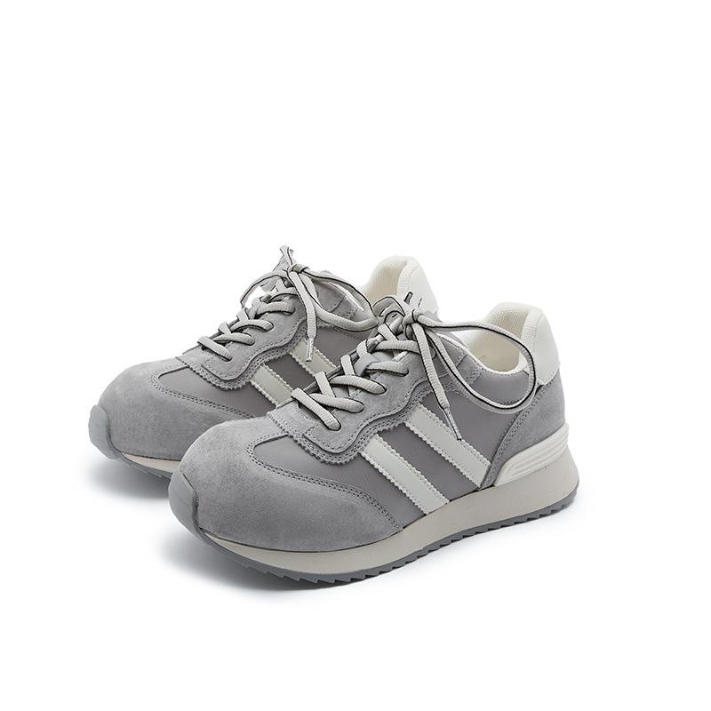 C erhöhend retro Damen Sommer neu leichte dicksohlige vielseitige Dad-Schuhe
