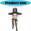 HX6F Traditional Korean Hat for Adult Teens Breathable Fabric Adjustable  Boys Same Styles Hat for Dance Event Dressingup