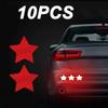10Pcs Colorful Car Bumper Reflective Stickers Secure Reflective Warning Strip Tape Sticker Decals New Arrival Auto Styling Decal