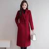 Women's Mid-Length Slim-Fit Wool Coat - 2025 Spring/Autumn Collection