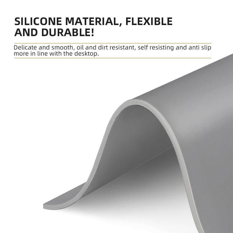 60x120cm Silicone Table Mat Waterproof Non Slip Heat Resistant Placemat Dishwasher Safe Kitchen Dining Table Protector Home Decor Pad
