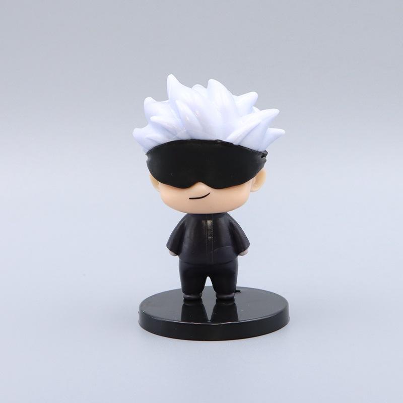 8Psc/1Set Anime Jujutsu Kaisen Figure Itadori Yuji Action Figure Satoru Gojo Toy Nanami Kento Model Inumaki Toge Kugisaki Nobara