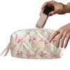 1 Pack Floral Pencil Case Floral Pattern Pencil Case for Teen Girls Travel Aesthetic Makeup Bag Pen Pouch Stationery Storage Bag