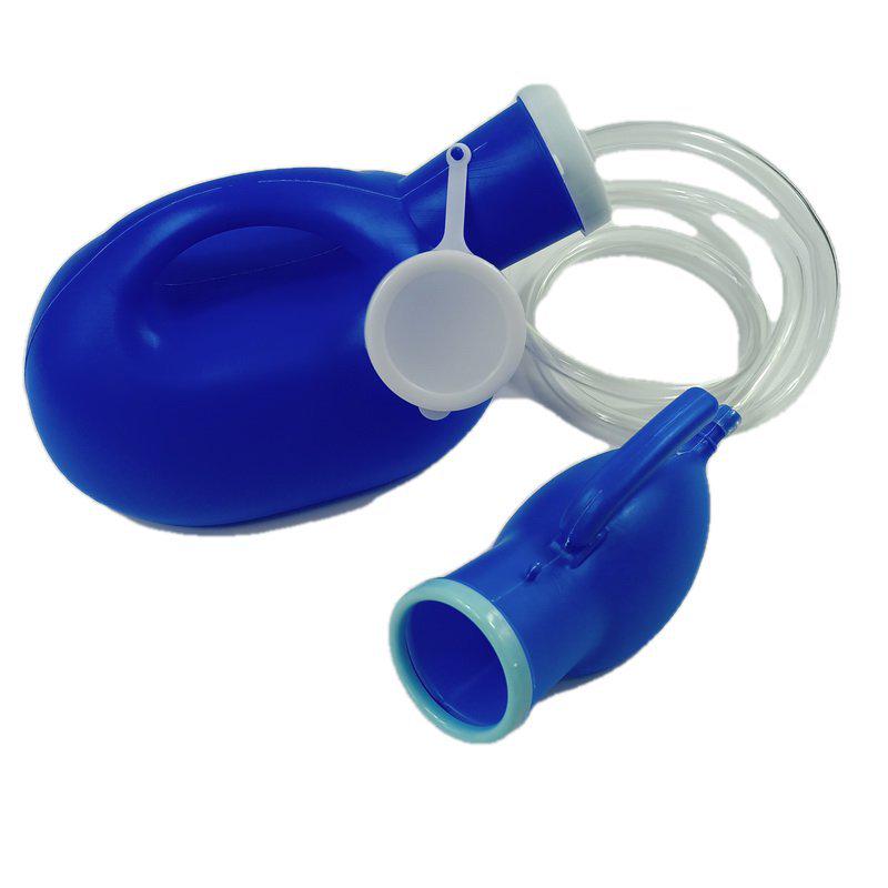 2000ml Portable Urinal with Tube and Scale for Men - Emergency Car Care Solution