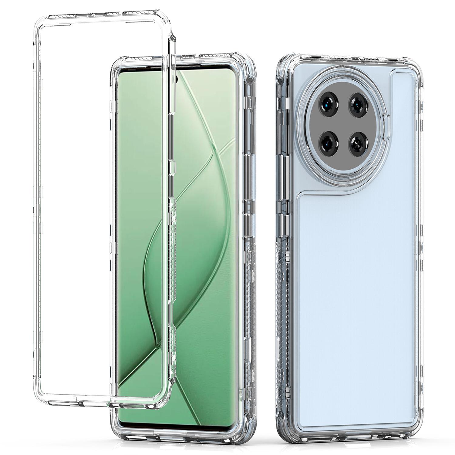 

For TECNO Spark 20 Pro+ Case Transparent Acrylic+TPU Hybrid Phone Cover A