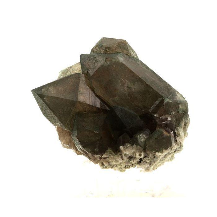 Pierres et Minéraux. Quartz fumé. 1835.0 ct. Massif du Mont-Blanc, Haute-Savoie, France..