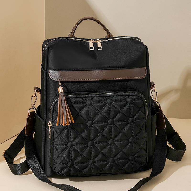 Женский противоугонный рюкзак с кисточками — фото 3