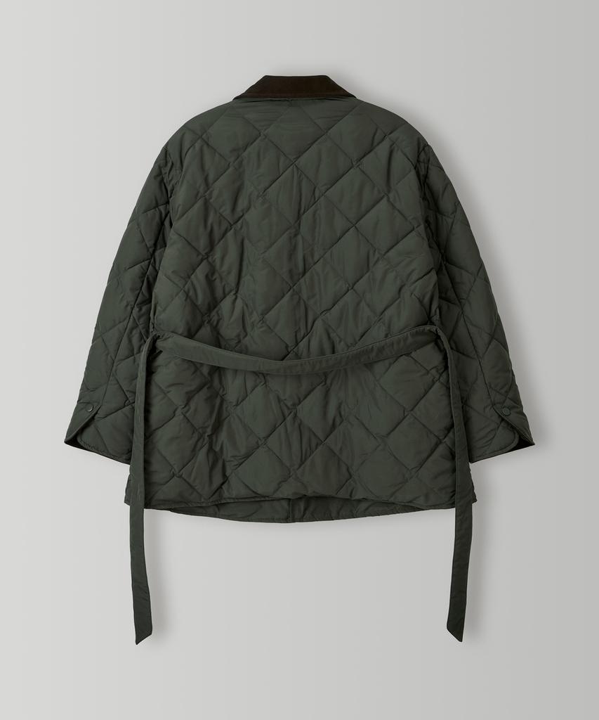 CHERI AUBE Odette Quilted Jacket-Khaki
