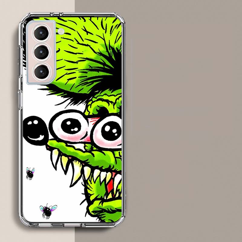 Surf Cool Rat F-Fink Phone Case For Samsung Galaxy S25 Edge S24 S23 FE S21 S20 S10 Plus S22 S26 Ultra Cover Clear Cases TPU Capa