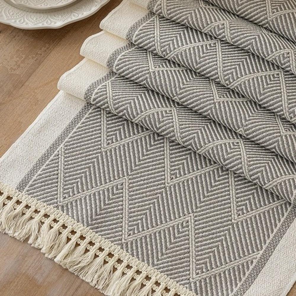 Nordic Style Table Runner Waterproof Table Flag Tablecloth Table Cover  Living Room