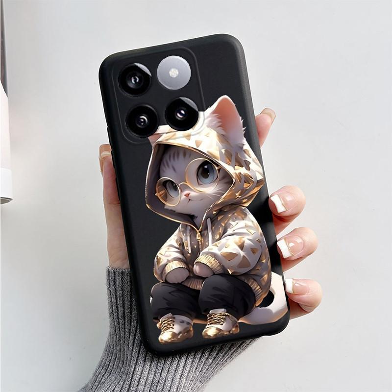 For Xiaomi 14T Pro Case Cute Astronaut Butterfly Cover Silicone Soft Phone Case For Xiaomi Mi 14T Pro Mi14T Fundas 6.67'' Bumper