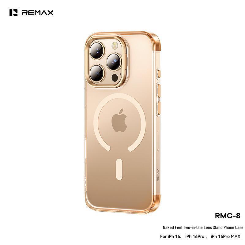 

Remax Bare Lens Stand 2-in-1 Anti-Drop Case for iPhone 16/17
