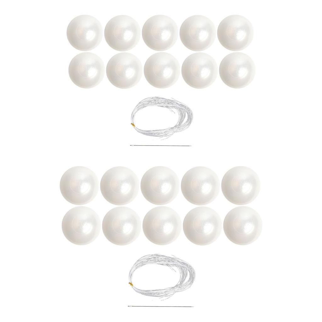 Faux Pearl Bead String Pendant Premium, Versatile Elegant, DIY Home Decor Hanging Decor, Simulated Pearl Bead for Indoor Outdoor
