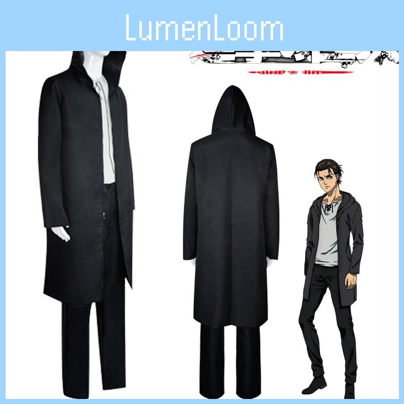 Attack On Titan Sista Säsongen Eren Yeager Glory Cosplay Kostym