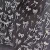 Crystal Diamond Shell Light White Bow Nail Stickers Ins Pearl Elegant Tassel Long Bow Nail Decoration