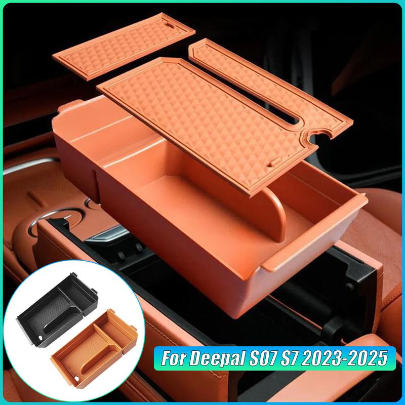 For Deepal S07 S7 -2025 Anti-Slip Center Console Storage Box & Armrest Organizer Essential Car Interior Accessories
